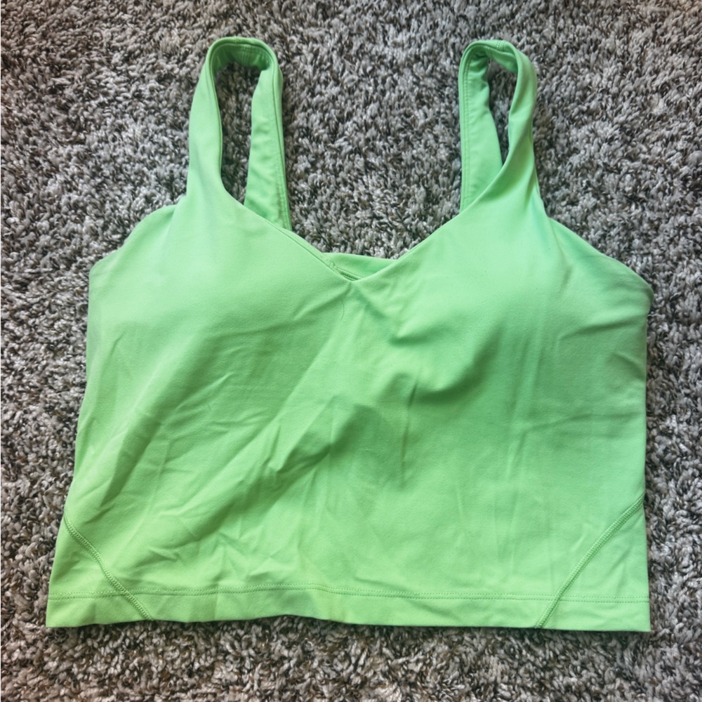 Neon green Lululemon align top 10